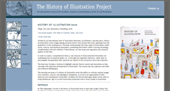 Desktop Screenshot of historyofillustration.org