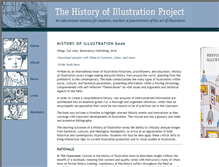 Tablet Screenshot of historyofillustration.org